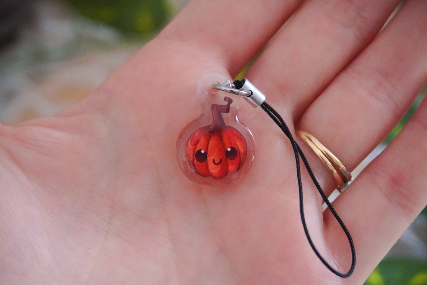 Phone Charm Citrouille