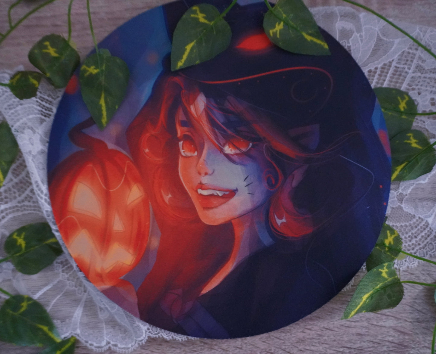 Tapis de souris Halloween Girl
