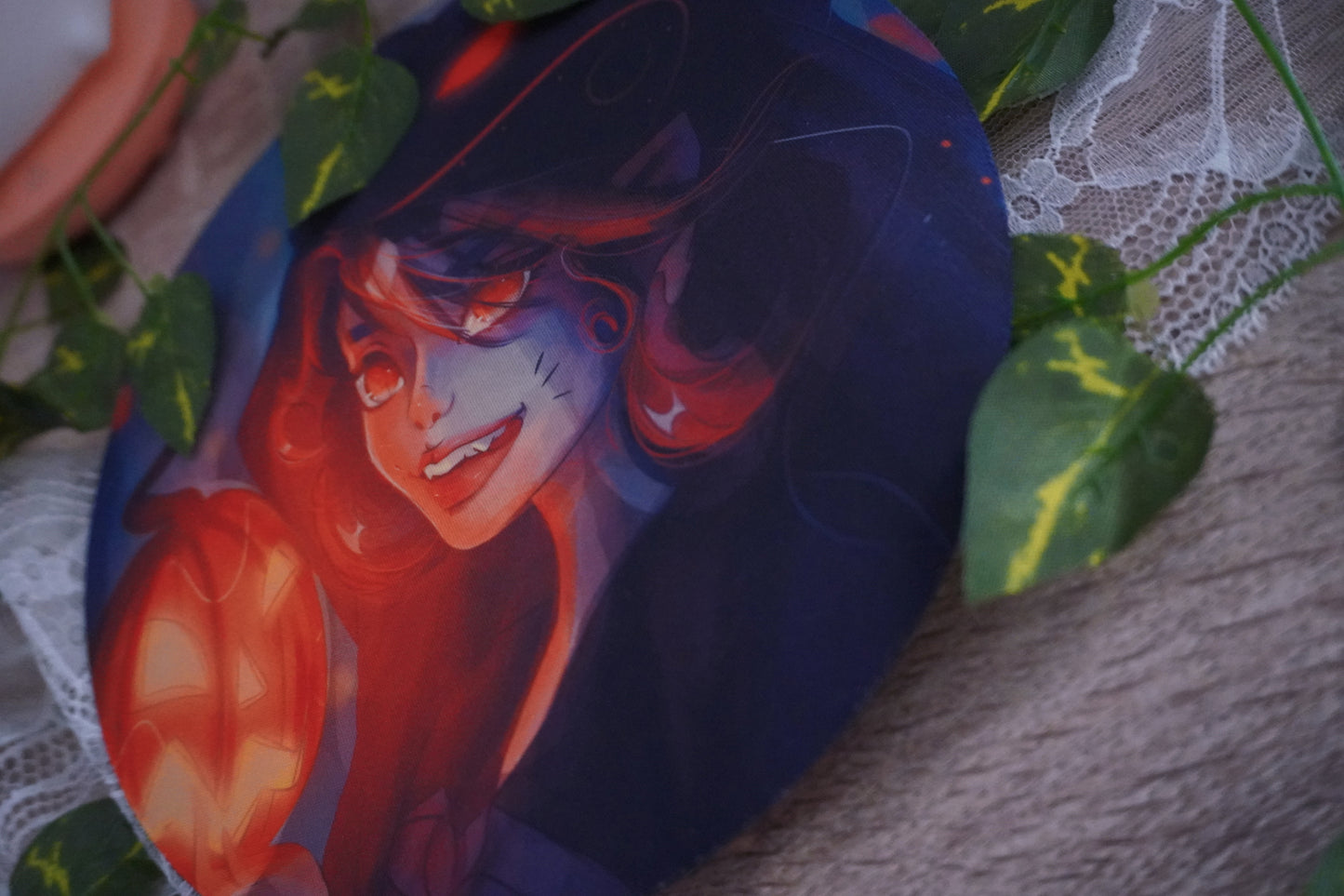 Tapis de souris Halloween Girl