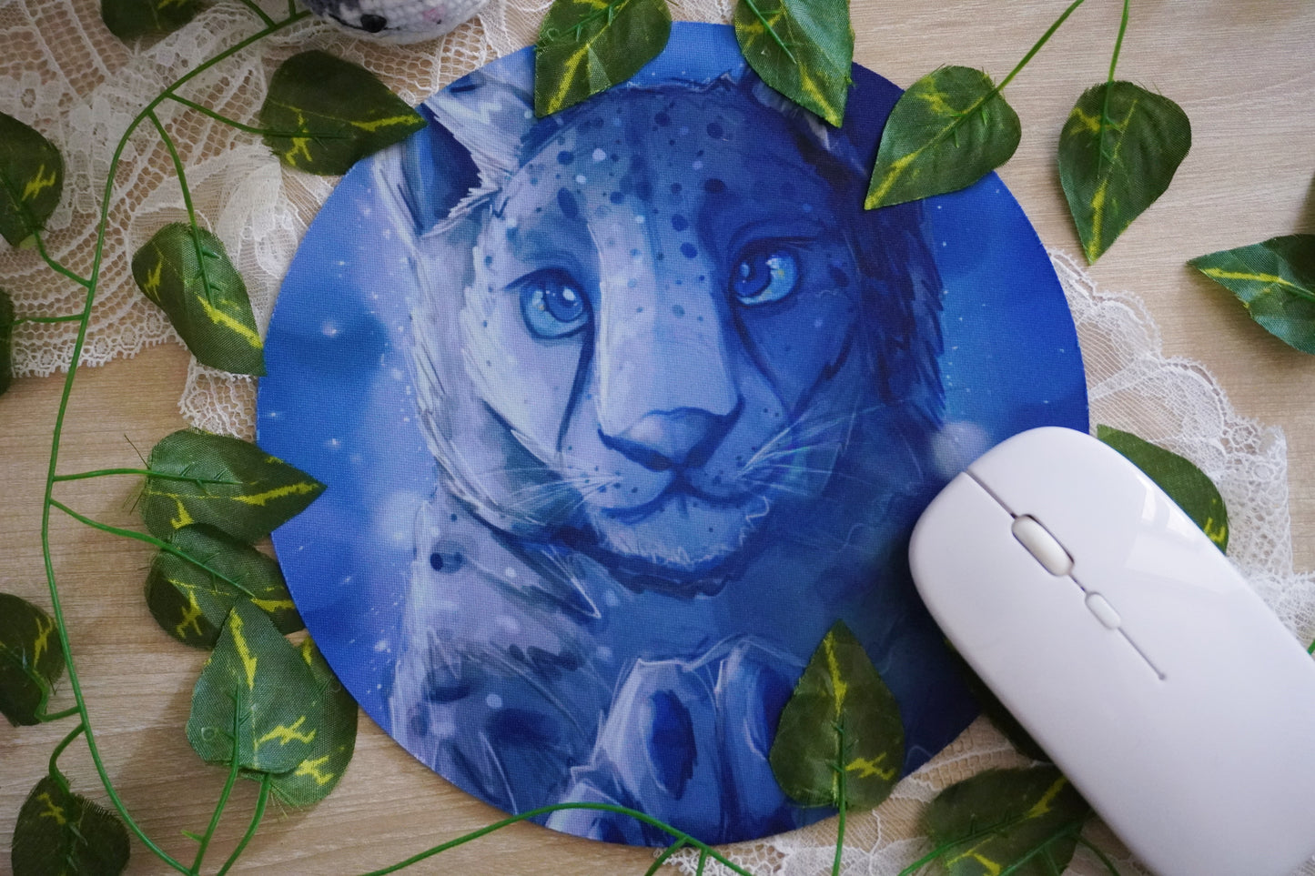 Tapis de souris Panthère des Neiges