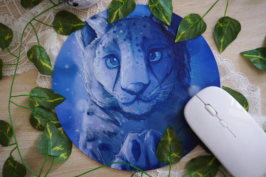 Tapis de souris Panthère des Neiges