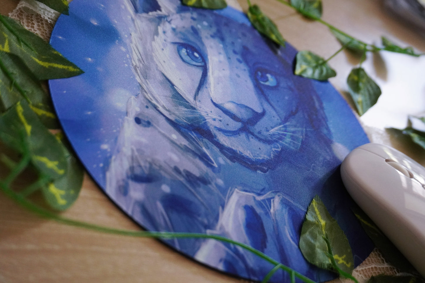 Tapis de souris Panthère des Neiges